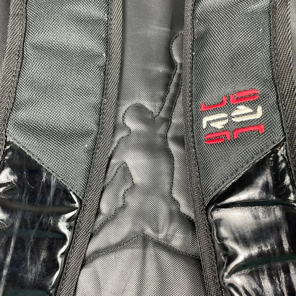 Jordan Backpack Mens OS Black Red Jumpman Multi Pocket School Travel Bag 2009